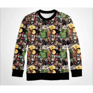 NWT Medium Nightmare Before Christmas Bamboo Crewneck